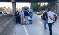 Motosiklet otomobile çarptı: Sürücü ağır yaralandı