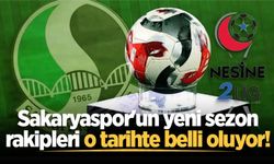 Sakaryaspor'un yeni sezon rakipleri o tarihte belli oluyor!