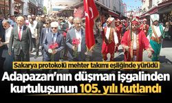 Adapazarı'nın düşman işgalinden kurtuluşunun 105. yılı kutlandı