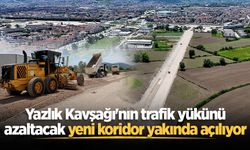 Yazlık Kavşağı'nın trafik yükünü azaltacak yeni koridor yakında açılıyor: Asfalt öncesi son işlem