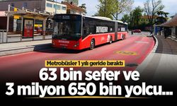 Sakarya'da metrobüsler 1 yılı geride bıraktı: 63 bin sefer ve 3 milyon 650 bin yolcu...