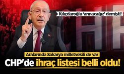 "Kılıçdaroğlu'nun CHP'den ihraç edeceği 10 isim belli oldu" iddiası! Aralarında Sakarya milletvekili de var