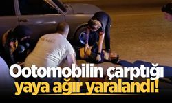 Akyazı'da otomobil yayaya çarptı: 1 ağır yaralı