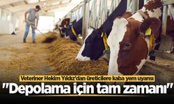 Veteriner Hekim Yıldız'dan üreticilere kaba yem uyarısı: "Depolama için tam zamanı"