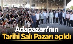 Adapazarı'nın Tarihi Salı Pazarı açıldı! İlk günden yoğun ilgi...