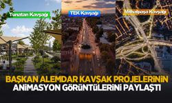 Başkan Alemdar kavşak projelerinin animasyon görüntüsünü paylaştı