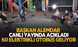 Başkan Alemdar Gazeteciler Soruyor'da açıkladı: 60 elektrikli otobüs geliyor