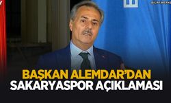 Başkan Alemdar'dan Sakaryaspor açıklaması