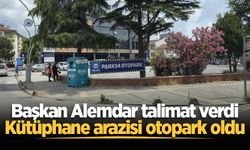 Başkan Alemdar talimat verdi: İl Halk Kütüphanesinin arazisi otopark oldu
