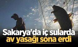 Sakarya'da iç sularda av yasağı sona erdi