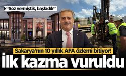 Binlerce sanatseverin merakla beklediği AFA’ya ilk kazma vuruldu