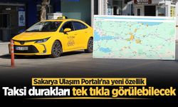 Sakarya Ulaşım Portalı'na yeni özellik: Taksi durakları tek tıkla görülebilecek