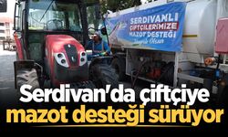 Serdivan'da çiftçiye mazot desteği sürüyor