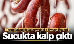 Tarım Bakanlığı Sakarya'daki o firmayı ifşa etti: Sucukta kalp çıktı