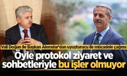Vali Rahmi Doğan ile Başkan Yusuf Alemdar'dan uyuşturucu ile mücadele çağrısı