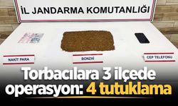 Sakarya'da torbacılara 3 ilçede operasyon: 4 tutuklama