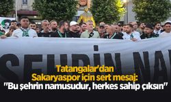 Tatangalar'dan sert mesaj