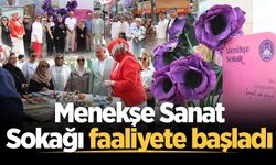 Menekşe Sanat Sokağı faaliyete başladı