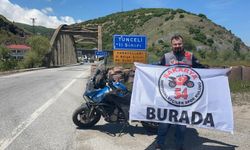 Sakaryalı motosikletçiden 13 günlük Doğu turu: Tunceli'den Sakarya'ya selam yolladı