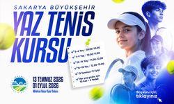 Yaz Spor Okulları’nda tenis kursları başlıyor