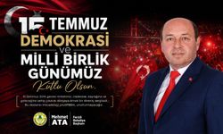 Başkan Ata’dan 15 Temmuz Demokrasi Ve Milli Birlik Günü mesajı