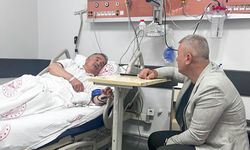Başkan Osman Çelik'ten Başkan Karakullukçu'ya geçmiş olsun ziyareti