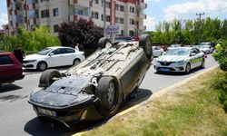 Kastamonu’da otomobil takla attı: 1 yaralı