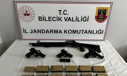 Bilecik'te eve silah operasyonu: Cephanelik çıktı