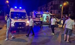 Bisiklet ile motosiklet çarpıştı: 2 kişi yaralandı