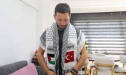 Ailesiyle vedalaştı, zulme 'dur' demek için Filistin'e yola çıktı