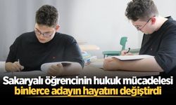 Sakaryalı öğrencinin hukuk mücadelesi binlerce adayın hayatını değiştirdi