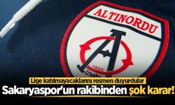Sakaryaspor'un rakibinden şok karar! Lige katılmayacaklarını resmen duyurdular