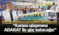 Başkan Alemdar Karasu için ADARAY Banliyö projesini yerinde paylaştı
