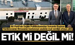 AK Parti'nin Sağlık Politikalarından Sorumlu Başkan Yardımcısı Enver Tok'un firmasının hastaneye usulsüz mal verdiği ortaya çıktı: Etik mi değil mi!