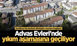 Serdivan'da kentsel dönüşüm resmen başlıyor! Advas Evleri'nde yıkım aşamasına geçiliyor
