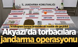Akyazı'da torbacılara jandarma operasyonu