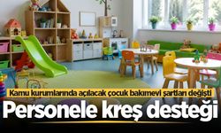 Personele kreş desteği: Kamu kurumlarında açılacak çocuk bakımevi şartları değişti