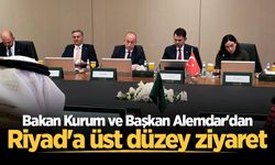 Bakan Kurum ve Başkan Alemdar'dan Riyad'a üst düzey ziyaret