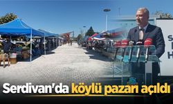 Serdivan'da köylü pazarı açıldı