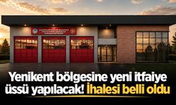 Yenikent bölgesine yeni itfaiye üssü yapılacak! İhalesi belli oldu