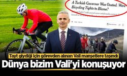Dünya basını bu kararı konuşuyor! Tayt giydiği için görevden alınan Vali manşetlere taşındı