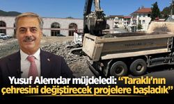 Yusuf Alemdar müjdeledi: “Taraklı'nın çehresini değiştirecek projelere başladık”