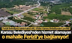 Karasu Belediyesi'nden hizmet alamayan o mahallenin Ferizli'ye bağlanma sürecinde ilk adım atıldı
