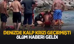 Denizde kalp krizi geçirip hayatını kaybetti