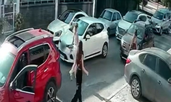 7 aylık bebeğin ve çocuğun olduğu aracın önünü kestiler