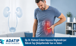 Op. Dr. Mahmut Erdem Koyuncu bilgilendiriyor: Böbrek taşı şikâyetlerinde tanı ve tedavi