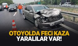 TEM'de zincirleme kaza: Yaralılar var