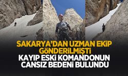 Sakarya'dan uzman ekip gönderilmişti; Kayıp emekli komandodan acı haber