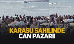 Karasu sahilinde can pazarı