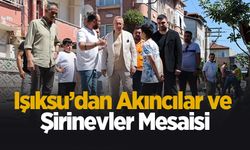 Mutlu Işıksu Akıncılar ve Şirinevler’de vatandaşlarla buluştu